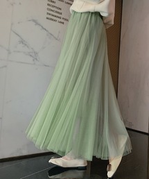 DAY CLOSET | レディース ふんわりシフォンのシアーチュールスカート(スカート)