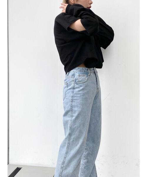 emutto（エミュット）の「【オリジナル】デザインショート丈トップス（Tシャツ/カットソー・レディース・ホワイト/ブラック・FREE）」の17枚目の写真