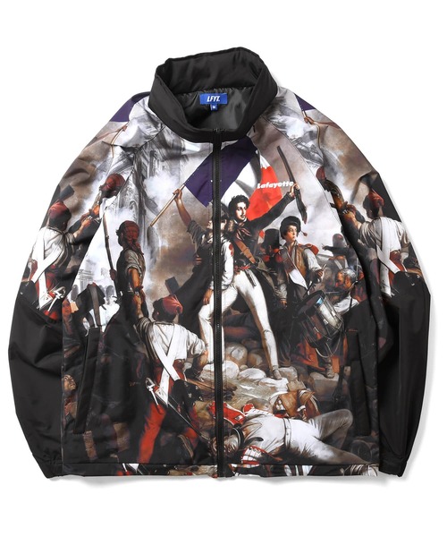 最終値下げ　LFYT フランス革命　ポリエステルジャケット LFYT ラファイエット [Lafayette] - フレンチ レボリューション 総柄