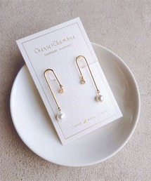 【Cherie+Chambre】Pearl×Star Earring