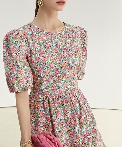 Fano Studios(ファノ ストゥディオズ)の「【Fano Studios】Back ribbon Flare dress FC21L051(ワンピース・レディース・ピンク・S/M/L)」の19枚目の写真