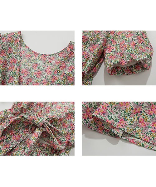 Fano Studios(ファノ ストゥディオズ)の「【Fano Studios】Back ribbon Flare dress FC21L051(ワンピース・レディース・ピンク・S/M/L)」の6枚目の写真