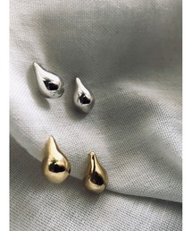 ulu | plump drop pierce【silver925/16kgp】(ピアス(両耳用))