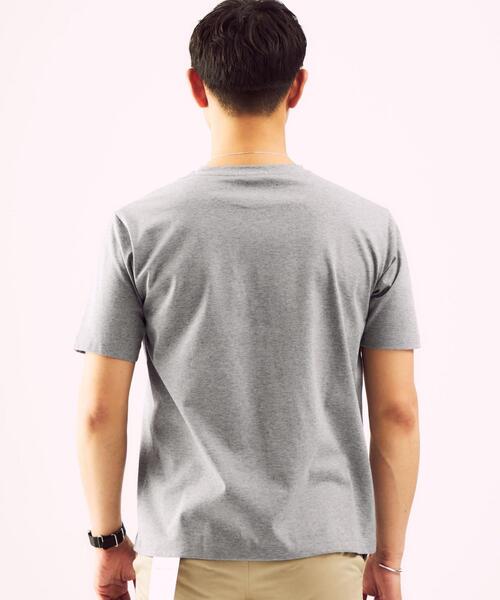 WORK TRIP OUTFITS GREEN LABEL RELAXING(ワークトリップアウトフィッツグリーンレーベル リラクシング)の「< 機能 / 汗染み防止・抗菌 > WTO A/S クリーン クルーネック カットソー Tシャツ(Tシャツ/カットソー・メンズ・グレー/ライトブルー/ネイビー/ホワイト・MEDIUM/LARGE/SMALL/X-LARGE)」の11枚目の写真