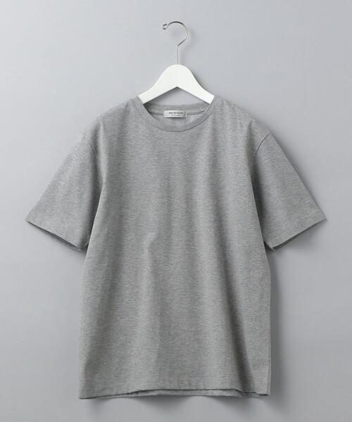 WORK TRIP OUTFITS GREEN LABEL RELAXING(ワークトリップアウトフィッツグリーンレーベル リラクシング)の「< 機能 / 汗染み防止・抗菌 > WTO A/S クリーン クルーネック カットソー Tシャツ(Tシャツ/カットソー・メンズ・グレー/ライトブルー/ネイビー/ホワイト・MEDIUM/LARGE/SMALL/X-LARGE)」の8枚目の写真