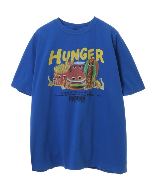 Candy Stripper（キャンディストリッパー）の「BURNING JUNK FOOD Tシャツ（Tシャツ/カットソー・レディース・イエロー/オフホワイト/ブラック/ブルー・2/4/3）」の11枚目の写真