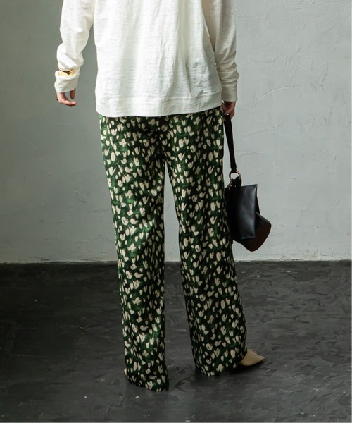 Noble（ノーブル）の「モチーフプリントサテンパンツ◇（その他