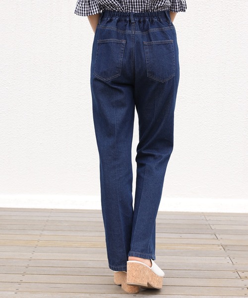 one after another NICE CLAUP（ワンアフターアナザーナイスクラップ）の「フレアデニムパンツ（デニムパンツ・レディース・サックスブルー/インディゴブルー/ブルー・SMALL/MEDIUM）」の13枚目の写真