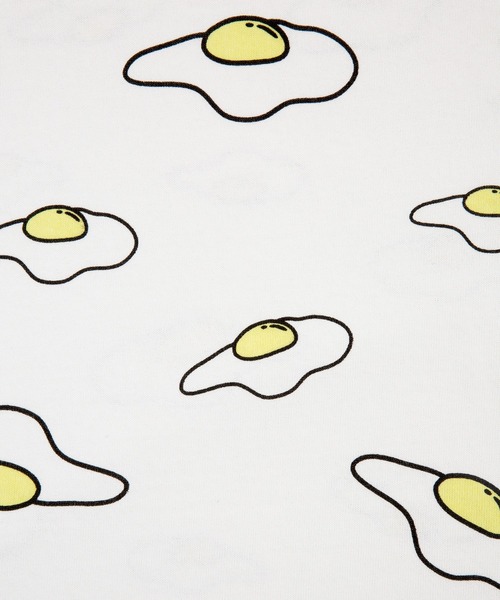 PUNYUS（プニュズ）の「目玉焼き総柄Ｔシャツ(MEDAMAYAKI)（Tシャツ/カットソー・レディース・ホワイト/ブラック・2/1/3/4）」の6枚目の写真