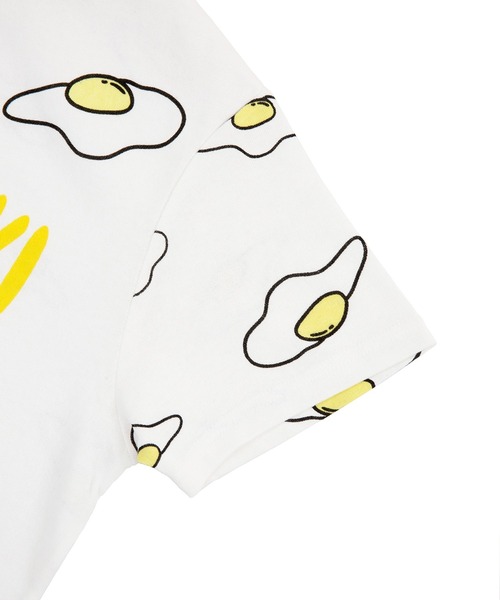 PUNYUS（プニュズ）の「目玉焼き総柄Ｔシャツ(MEDAMAYAKI)（Tシャツ/カットソー・レディース・ホワイト/ブラック・2/1/3/4）」の7枚目の写真