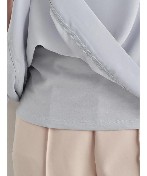 earth music&ecology（アースミュージックアンドエコロジー）の「袖フリルシアープルオーバー ＊（Tシャツ/カットソー・レディース・オフホワイト/サックスブルー/グレイッシュベージュ/ピンクベージュ・FREE）」の17枚目の写真