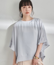 earth music&ecology | 袖フリルシアープルオーバー ＊(Tシャツ/カットソー)