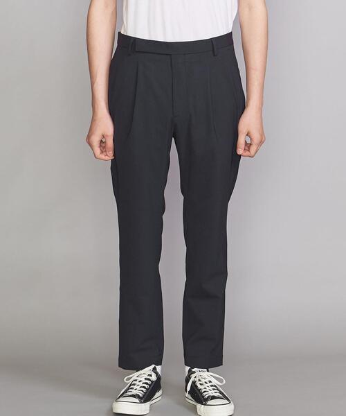 BEAUTY&YOUTH UNITED ARROWS（ビューティーアンドユースユナイテッドアローズ）の「BY ポリエステル 1プリーツ パンツ（その他パンツ・メンズ・ネイビー/ブラック・LARGE/X-LARGE/SMALL/MEDIUM）」の4枚目の写真