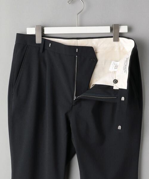 BEAUTY&YOUTH UNITED ARROWS（ビューティーアンドユースユナイテッドアローズ）の「BY ポリエステル 1プリーツ パンツ（その他パンツ・メンズ・ネイビー/ブラック・LARGE/X-LARGE/SMALL/MEDIUM）」の12枚目の写真