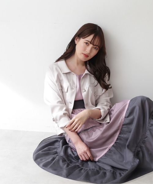 【JILL by JILL STUART 】ホワイトGジャン JILL by JILL STUART（ジルバイジルスチュアート）｜レディース