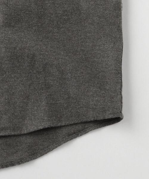 UNITED ARROWS LTD. OUTLET（ユナイテッドアローズアウトレット）の「＜A DAY IN THE LIFE＞ ネル バンドカラーシャツ（シャツ/ブラウス・メンズ・ホワイト/モカ・LARGE/MEDIUM/SMALL）」の3枚目の写真