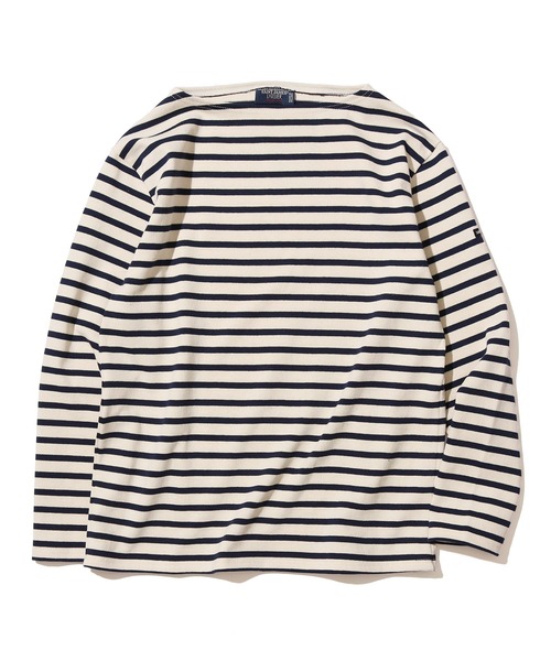 SAINT JAMES（セントジェームス）の「Saint James/セントジェームス GUILDO RA Shirt バスクシャツ（Tシャツ/カットソー・メンズ・ホワイト/ベージュ/ネイビー/ベージュ系その他/グリーン系その他/ホワイト×ネイビー/ホワイト×ブルー/ブラック×ホワイト/ベージュ×ブラック/ブラック/ブルー系その他/グレー系その他2/グレー系その他/ホワイト×レッド/グレー×ホワイト/ホワイト×グレー/グレー/レッド系その他/ネイビー系1/ブラック系その他・XL/L/XS/S/M/XXL/XXS）」の14枚目の写真