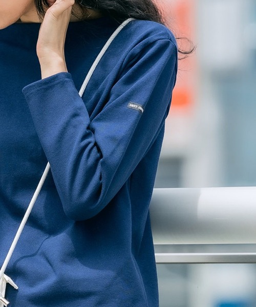 SAINT JAMES（セントジェームス）の「Saint James/セントジェームス GUILDO RA Shirt バスクシャツ（Tシャツ/カットソー・メンズ・ホワイト/ベージュ/ネイビー/ベージュ系その他/グリーン系その他/ホワイト×ネイビー/ホワイト×ブルー/ブラック×ホワイト/ベージュ×ブラック/ブラック/ブルー系その他/グレー系その他2/グレー系その他/ホワイト×レッド/グレー×ホワイト/ホワイト×グレー/グレー/レッド系その他/ネイビー系1/ブラック系その他・XL/L/XS/S/M/XXL/XXS）」の17枚目の写真