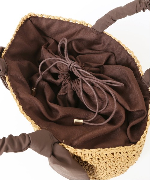 LE TALON（ルタロン）の「LE TALON ペーパーリボンバッグ◆（トートバッグ・レディース・ブラック/ブラウン/カーキ/オレンジ・FREE）」の22枚目の写真