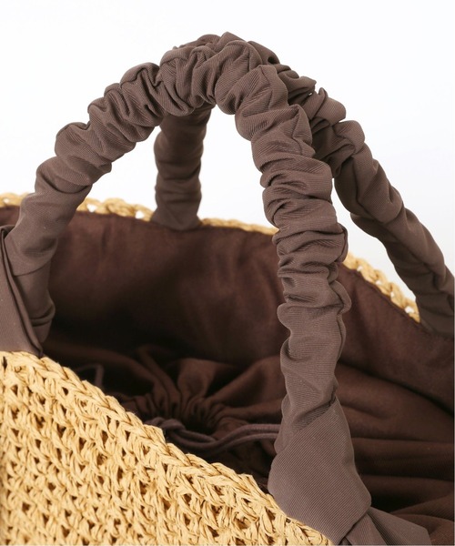 LE TALON（ルタロン）の「LE TALON ペーパーリボンバッグ◆（トートバッグ・レディース・ブラック/ブラウン/カーキ/オレンジ・FREE）」の14枚目の写真