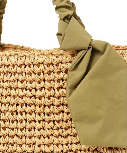 LE TALON（ルタロン）の「LE TALON ペーパーリボンバッグ◆（トートバッグ・レディース・ブラック/ブラウン/カーキ/オレンジ・FREE）」の17枚目の写真