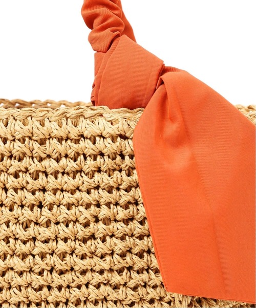 LE TALON（ルタロン）の「LE TALON ペーパーリボンバッグ◆（トートバッグ・レディース・ブラック/ブラウン/カーキ/オレンジ・FREE）」の20枚目の写真