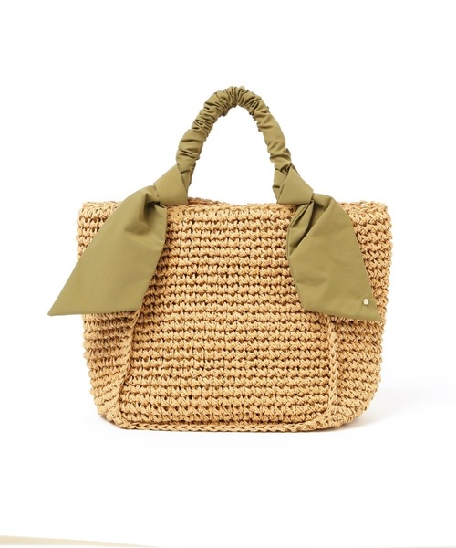 LE TALON（ルタロン）の「LE TALON ペーパーリボンバッグ◆（トートバッグ・レディース・ブラック/ブラウン/カーキ/オレンジ・FREE）」の18枚目の写真