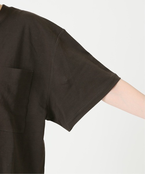 スピックアンドスパン　汗ジミ防止 / コクーンシルエットTシャツ　新品　黒 汗ジミ防止 / コクーンシルエットTシャツ（Tシャツ／カットソー