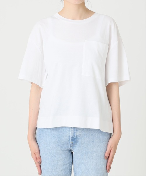 スピックアンドスパン　汗染み防止　コクーンシルエットTシャツ　新品　spick 汗ジミ防止 / コクーンシルエットTシャツ（Tシャツ／カットソー