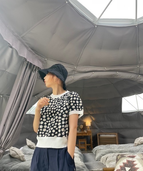 KOR（ケーオーアール）の「フリンジバケットハット（ハット・レディース・ブラック/アイボリー・FREE）」の11枚目の写真