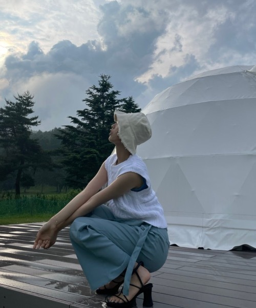 KOR（ケーオーアール）の「フリンジバケットハット（ハット・レディース・ブラック/アイボリー・FREE）」の16枚目の写真