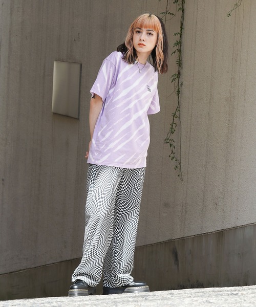 X-girl（エックスガール）の「X-girl × JIMMY’Z SAVE THE MERMAIDZ S/S TEE（Tシャツ/カットソー・レディース・チャコール/ライトパープル/ホワイト・XL/S/M/L）」の5枚目の写真