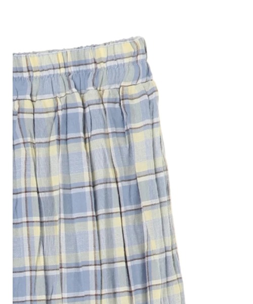 earth music&ecology（アースミュージックアンドエコロジー）の「【WEB限定】ワッシャーティアードスカート ＊（スカート・レディース・パープル/ネイビー/アイボリー/ドット/チェック・FREE）」の21枚目の写真