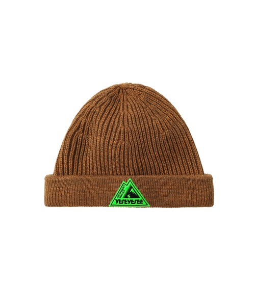 YESEYESEE(イエスアイシー)の「Y.E.S ENGINEER BEANIE(ニットキャップ/ビーニー・メンズ・キャメル/ブラック・FREE)」の1枚目の写真