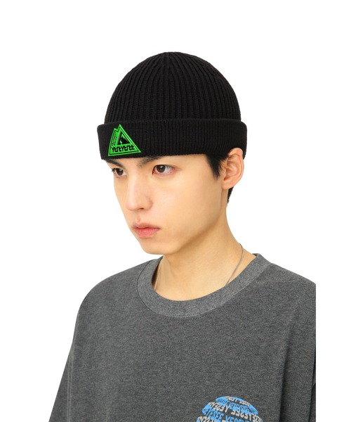 YESEYESEE(イエスアイシー)の「Y.E.S ENGINEER BEANIE(ニットキャップ/ビーニー・メンズ・キャメル/ブラック・FREE)」の8枚目の写真