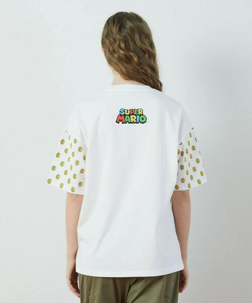 FRAPBOIS（フラボア）の「スーパーマリオ 限定商品 Tシャツ（Tシャツ/カットソー・レディース・ホワイト/ブラック・1）」の17枚目の写真