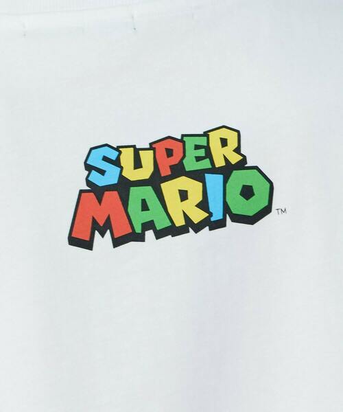 FRAPBOIS（フラボア）の「スーパーマリオ 限定商品 Tシャツ（Tシャツ/カットソー・レディース・ホワイト/ブラック・1）」の21枚目の写真