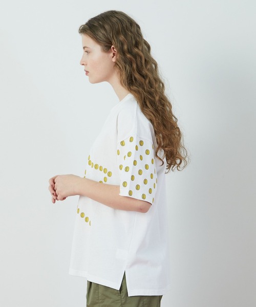 FRAPBOIS（フラボア）の「スーパーマリオ 限定商品 Tシャツ（Tシャツ/カットソー・レディース・ホワイト/ブラック・1）」の4枚目の写真