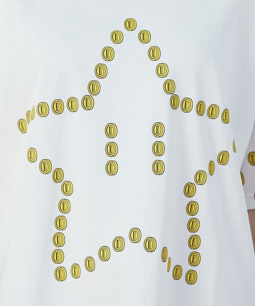 FRAPBOIS（フラボア）の「スーパーマリオ 限定商品 Tシャツ（Tシャツ/カットソー・レディース・ホワイト/ブラック・1）」の9枚目の写真