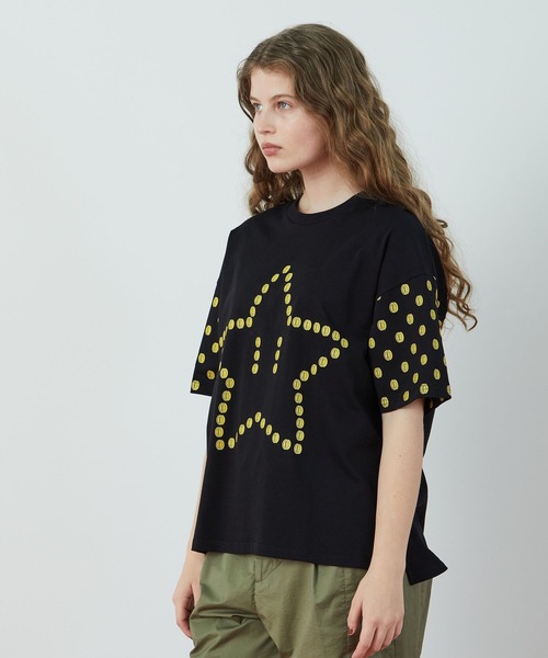 FRAPBOIS（フラボア）の「スーパーマリオ 限定商品 Tシャツ（Tシャツ/カットソー・レディース・ホワイト/ブラック・1）」の11枚目の写真