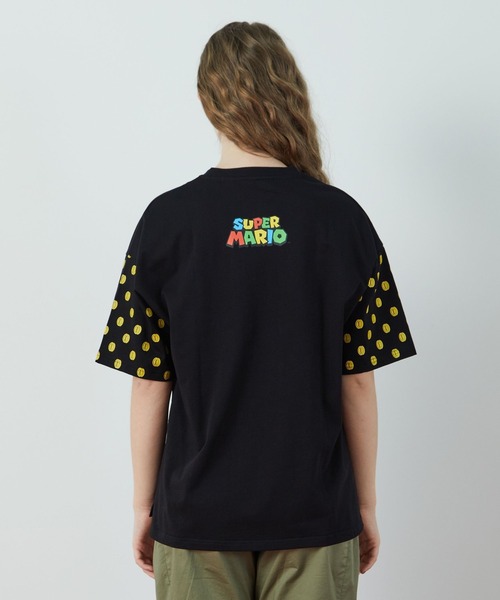 FRAPBOIS（フラボア）の「スーパーマリオ 限定商品 Tシャツ（Tシャツ/カットソー・レディース・ホワイト/ブラック・1）」の12枚目の写真