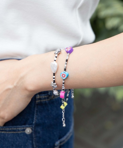 WEGO（ウィゴー）の「WEGO/【2点セット】マルチビーズブレスレット（ブレスレット・レディース・その他5/その他2/その他1/その他4/その他3/その他6・FREE）」の6枚目の写真