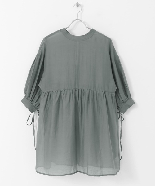 KBF（ケイビーエフ）の「2WAYリボンチュニック（シャツ/ブラウス・レディース・アイボリー/チャコールグレー/グレー系その他・ONE）」の21枚目の写真