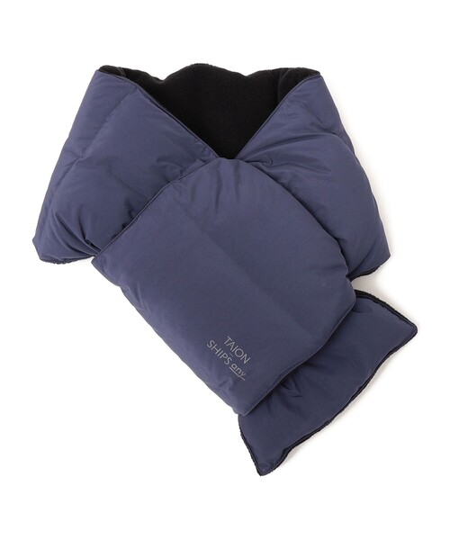 TAION（タイオン）の「【SHIPS any別注】TAION: ユニセックス ステッチレス ダウン マフラー◇（マフラー・メンズ・ブラック/ベージュ/オリーブ/ネイビー/ダークブルー/ブラック系その他/グレー・ONE SIZE）」の21枚目の写真