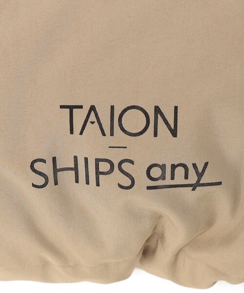 TAION（タイオン）の「【SHIPS any別注】TAION: ユニセックス ステッチレス ダウン マフラー◇（マフラー・メンズ・ブラック/ベージュ/オリーブ/ネイビー/ダークブルー/ブラック系その他/グレー・ONE SIZE）」の15枚目の写真