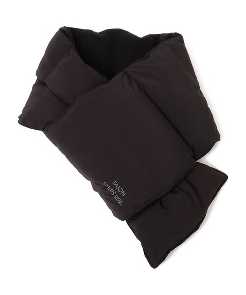 TAION（タイオン）の「【SHIPS any別注】TAION: ユニセックス ステッチレス ダウン マフラー◇（マフラー・メンズ・ブラック/ベージュ/オリーブ/ネイビー/ダークブルー/ブラック系その他/グレー・ONE SIZE）」の14枚目の写真