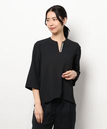 PICCIN | 7分袖パールブラウス(シャツ/ブラウス)
