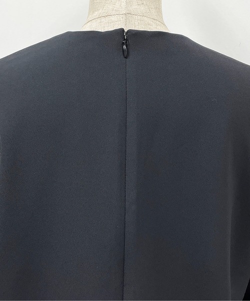 PICCIN(ピッチン)の「7分袖パールブラウス(シャツ/ブラウス・レディース・ブラック/オフホワイト・M)」の11枚目の写真