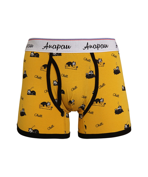 anapau(アナパウ)の「<anapau/アナパウ> ボクサーパンツ(ボクサーパンツ・メンズ・ブラック/ネイビー/オレンジ/ミント/ピンク/ライトベージュ/オレンジ系その他/インディゴブルー/オートミール/ターコイズブルー/オレンジ系その他2/ダークブルー/ブラック×ホワイト/ブルー/イエロー/アイボリー/ベージュ系その他/ターコイズブルー系/グレイッシュベージュ/ピンク系その他/ライトピンク/イエロー系その他/ライトグレー/グレー/テラコッタ/グリーン/ベージュ/ピンク系その他2/マスタード/ターコイズブルー系2・L/M)」の22枚目の写真