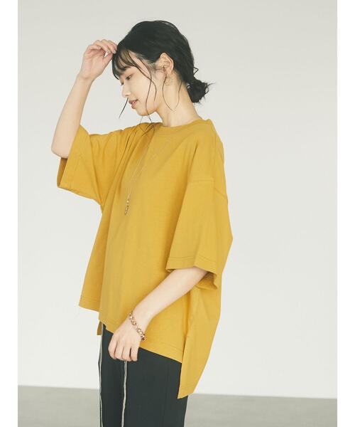 CRAFT STANDARD BOUTIQUE（クラフトスタンダードブティック）の「プルオーバー　＊（Tシャツ/カットソー・レディース・ブラック/ブラウン/オフホワイト/マスタード/レッド系その他5・FREE）」の21枚目の写真